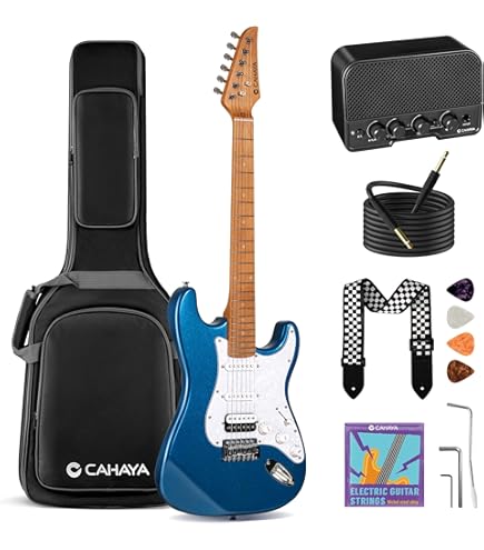 Amazon | CAHAYA エレキギター 初心者セット 39インチ HSSピックアップ